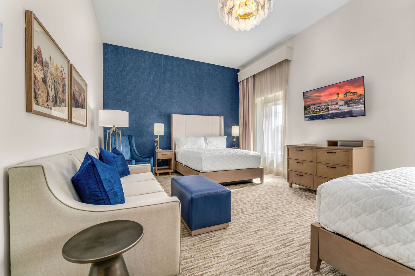 Spacious family suites at Hotel Saint Joseph in Port St. Joe, Florida
