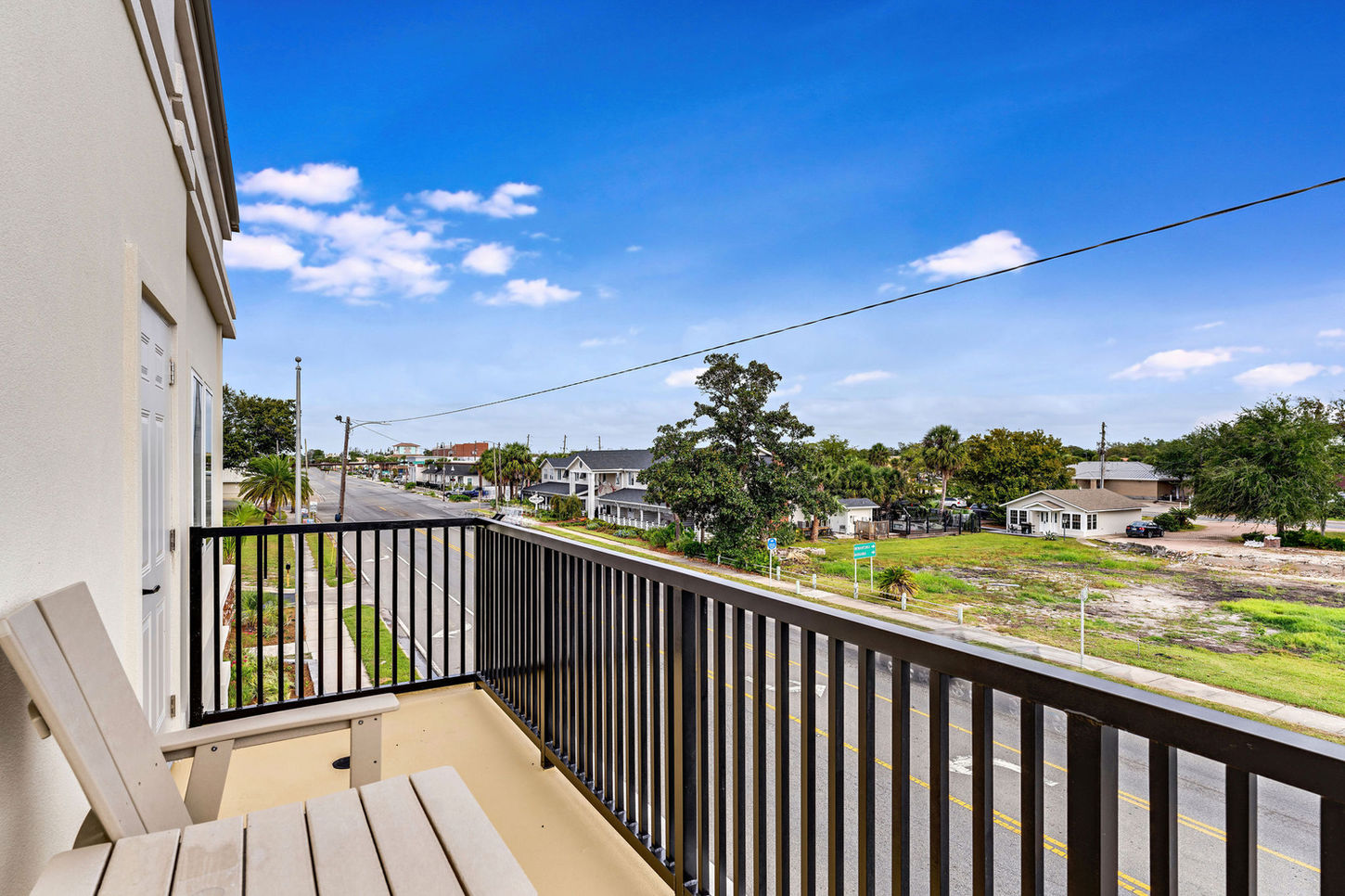 Beautiful balcony views at Hotel Saint Joseph in Port St. Joe, Florida