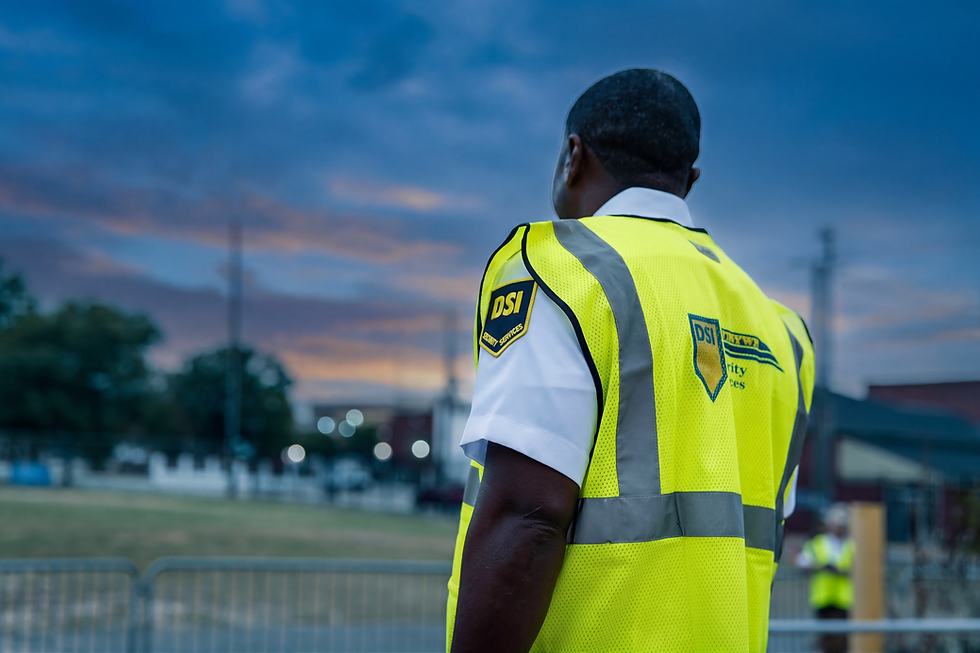DSI Officer Standing Guard