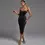 Thumbnail: STRAPLESS SLEEVELESS TASSELS DRESS