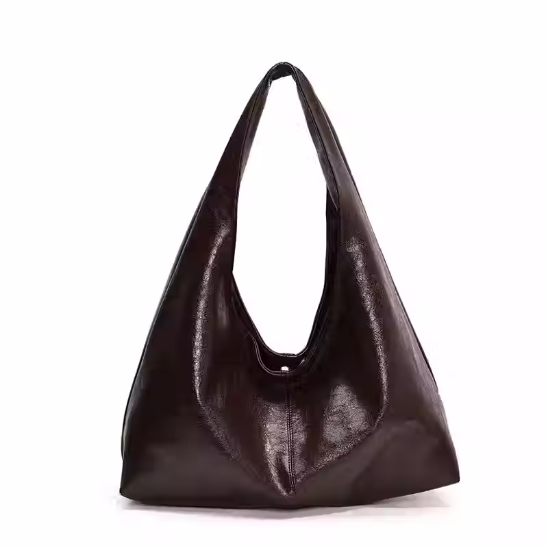 Thumbnail: Plaid Leather Shoulder High Quality Portable Bag Crossbody Bag