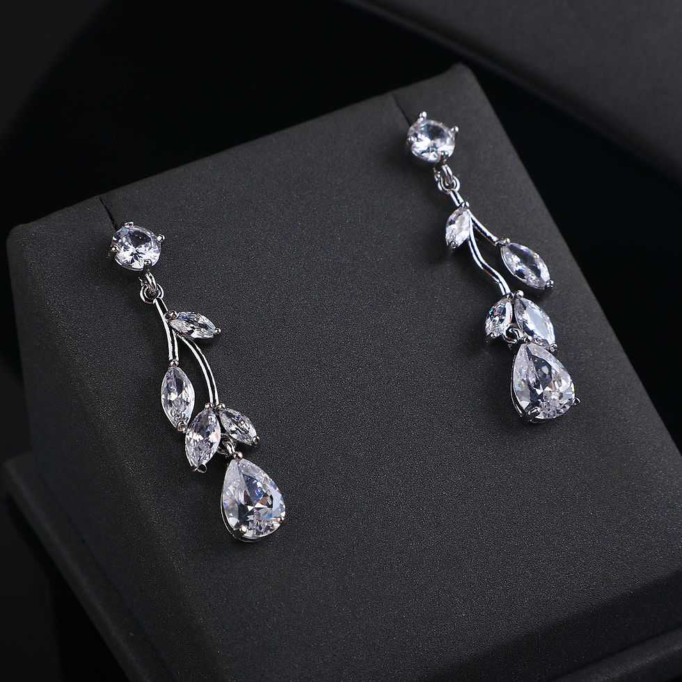 Thumbnail: HIGH QUALITY FLOWER DESIGN NECKLACE LUXURY SETS