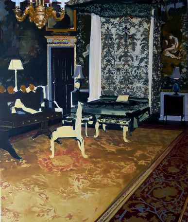 'Stay Here', oil on canvas, 120x110cm, 2014