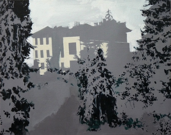 A neighbour's landmark
Oil on canvas, 50x40cm