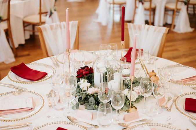 wedding breakfast table decor