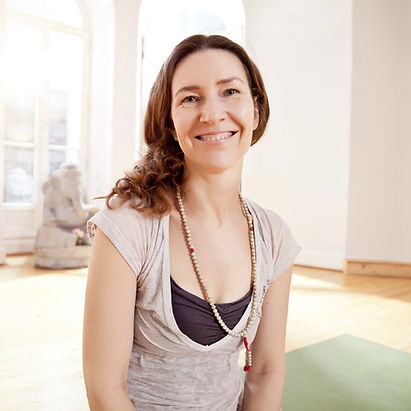 Woman in Yoga Studio