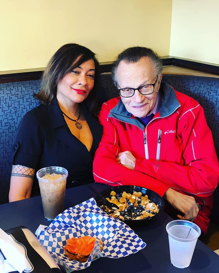 Seanne N. Murray and Larry King