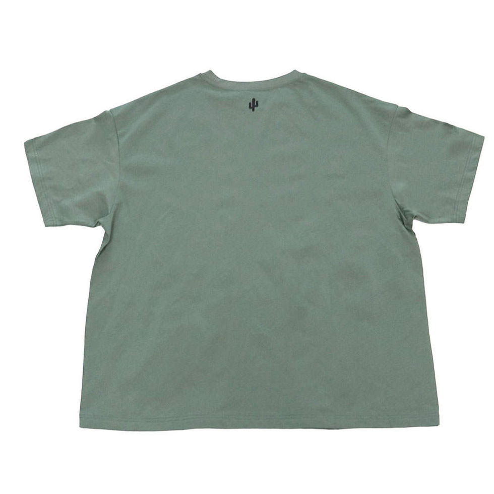 Thumbnail: Men’s Sage shirt with black original logo 
