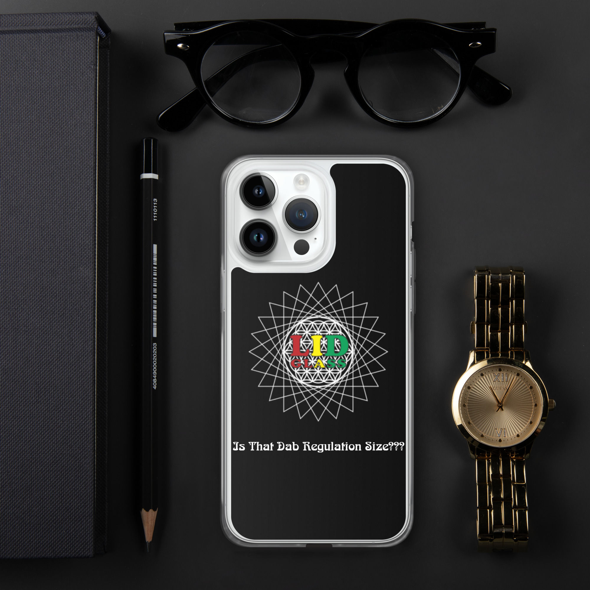 Lid Glass Case for iPhone®