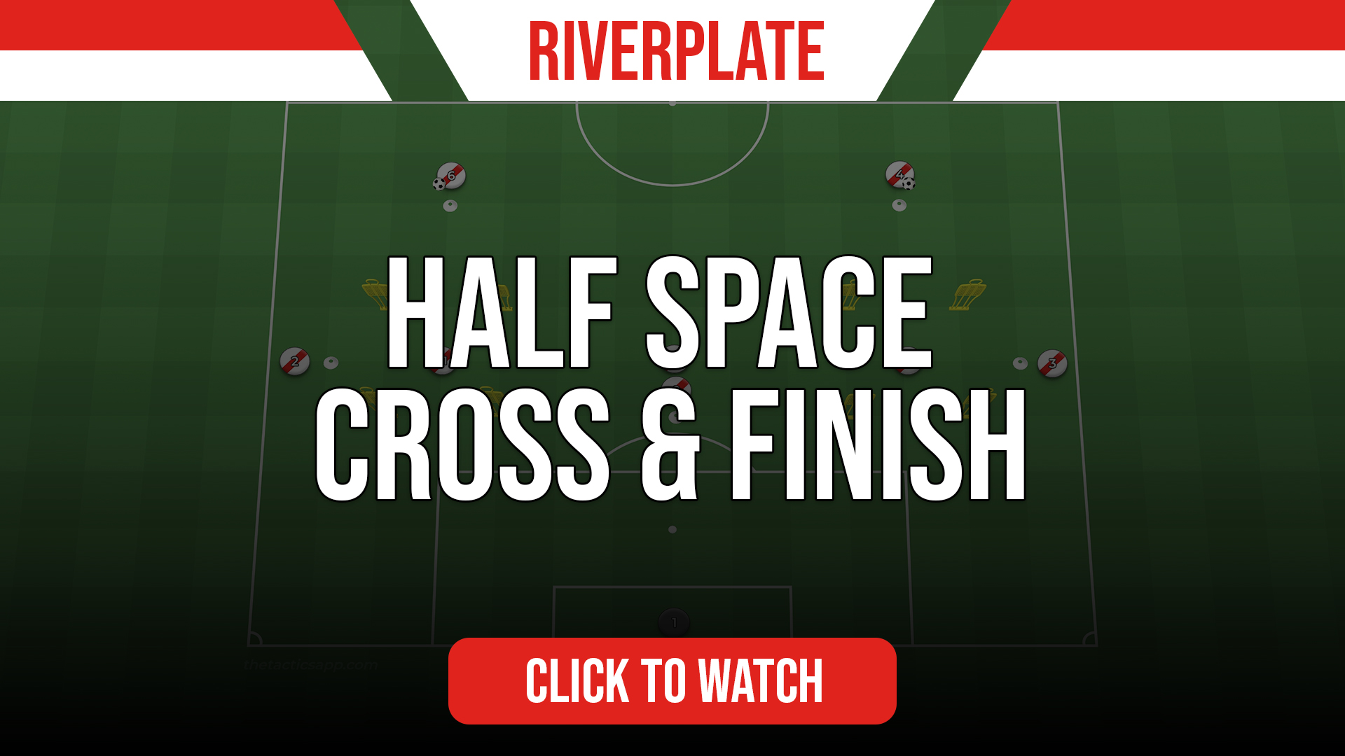 Riverplate Half Space Cross & Finish