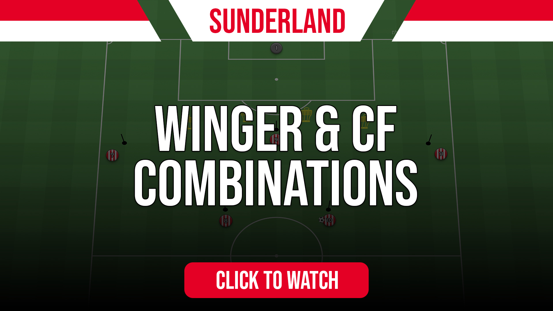 Sunderland Winger & CF Combinations