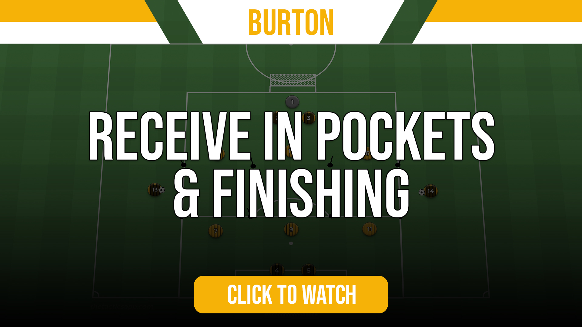 Burton Albion Receive in Pockets & Finishing