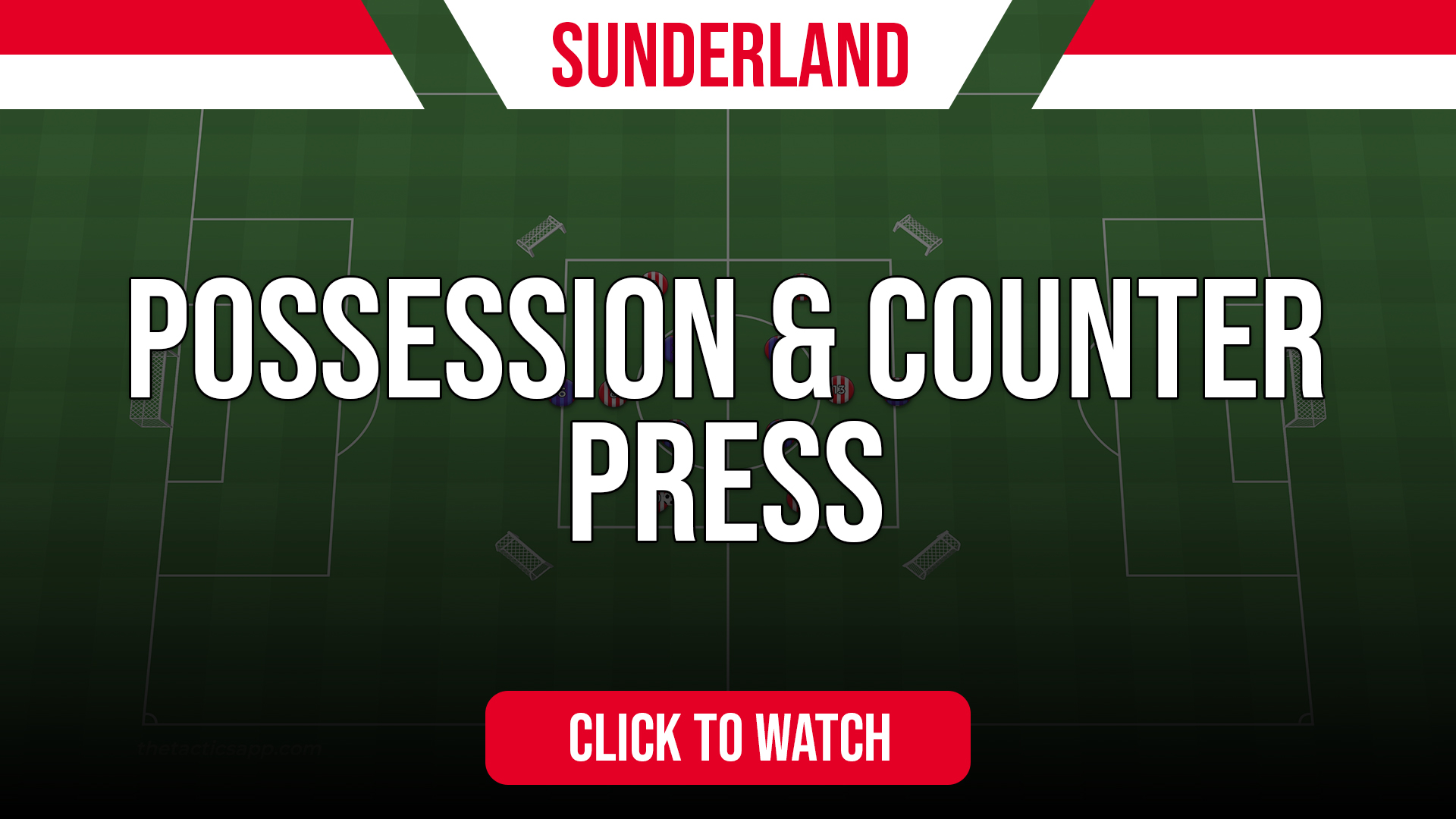 Sunderland Possession & Counter Press