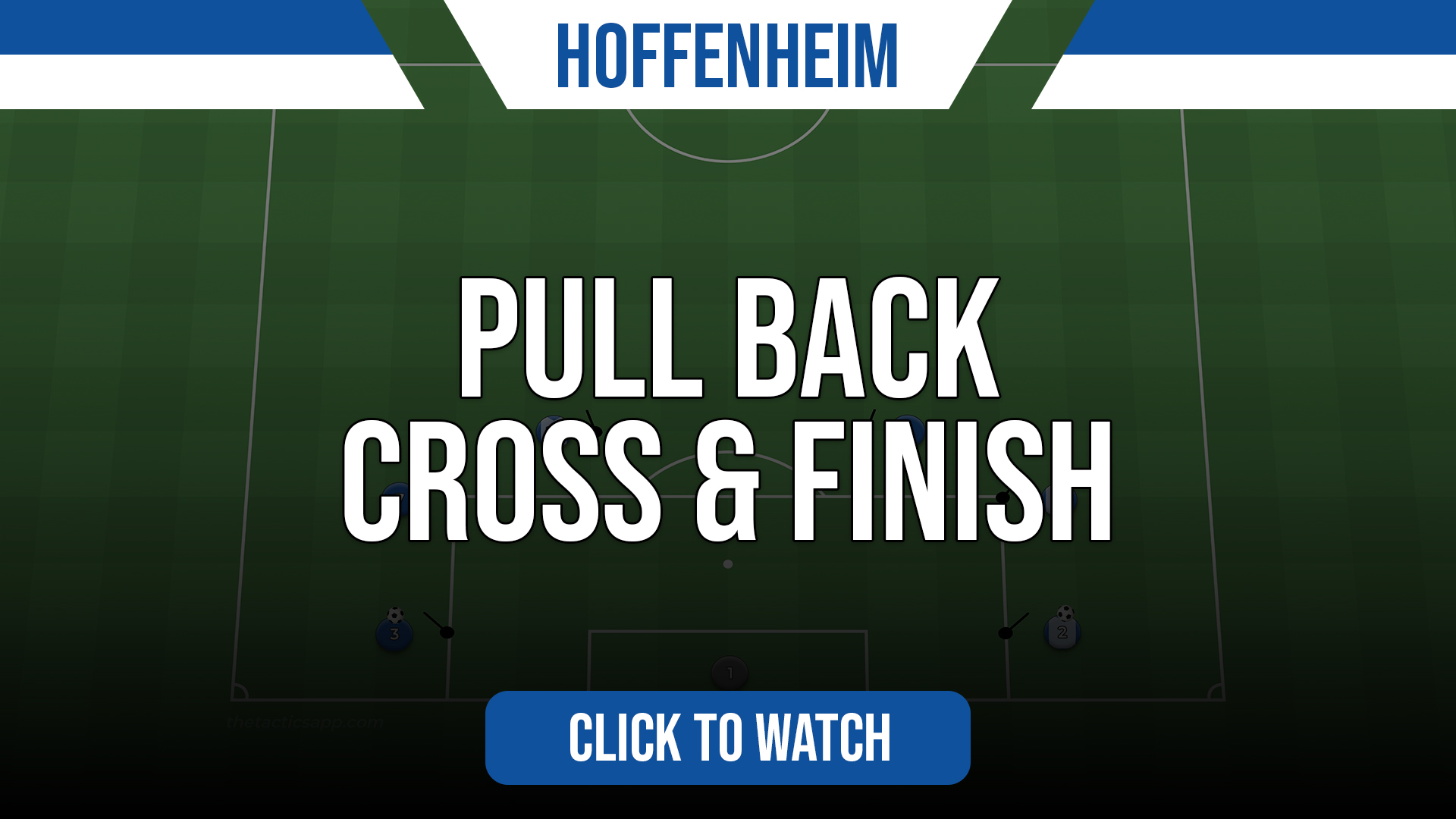 Hoffenheim Pull Back, Cross & Finish