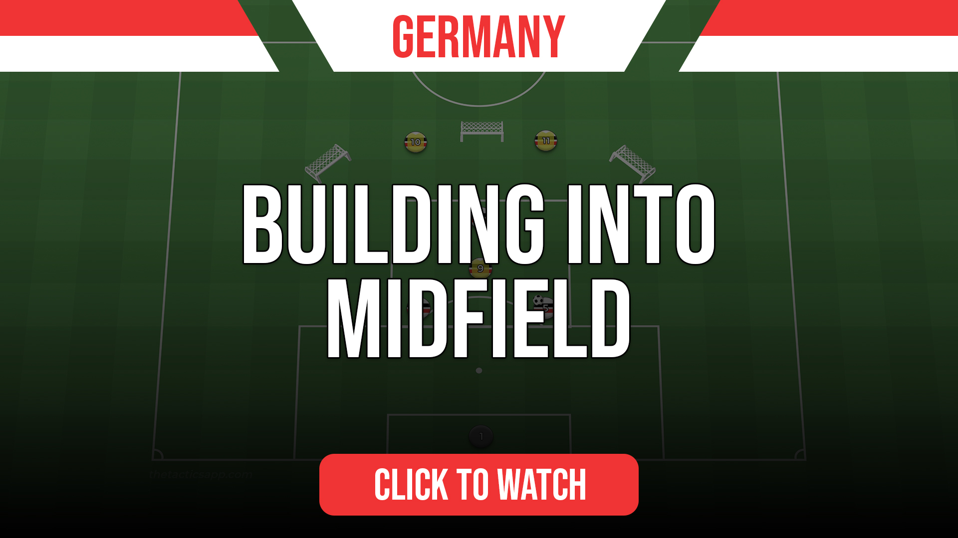 Germany Building into Midfield