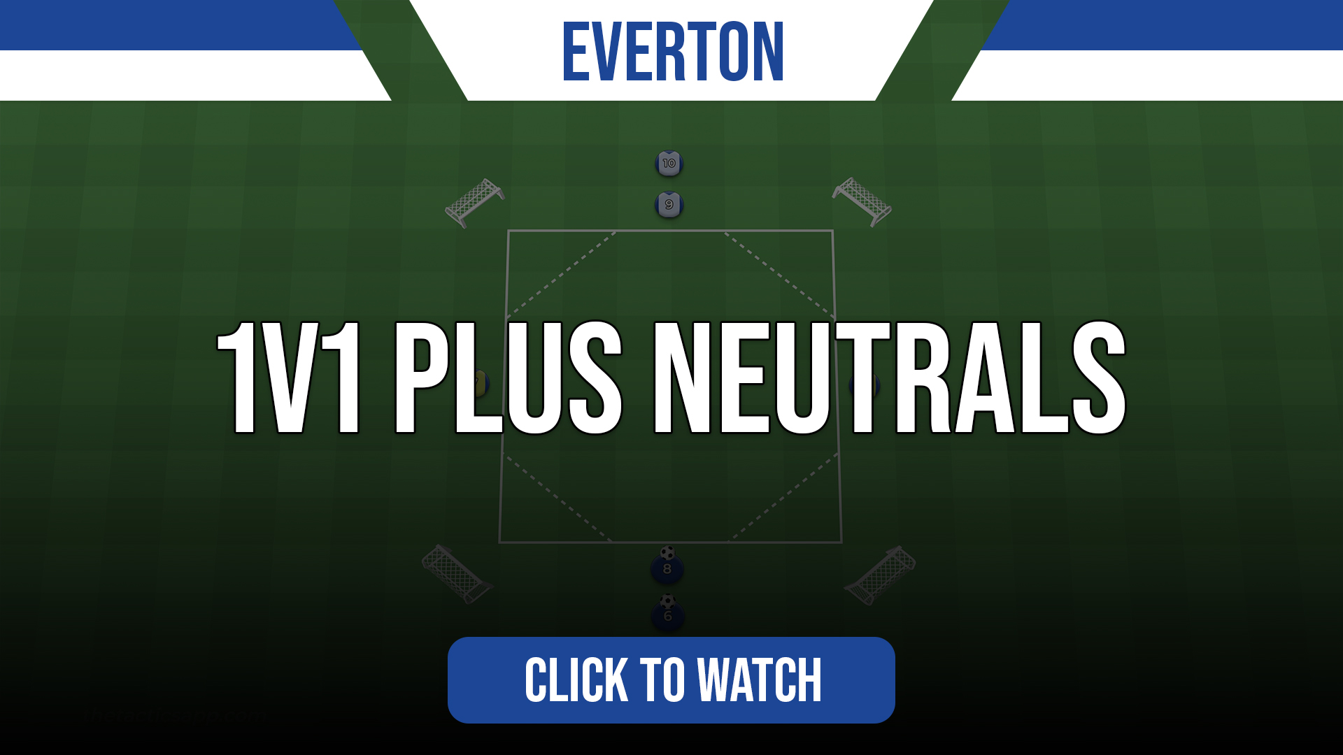Everton 1v1 into 2v2