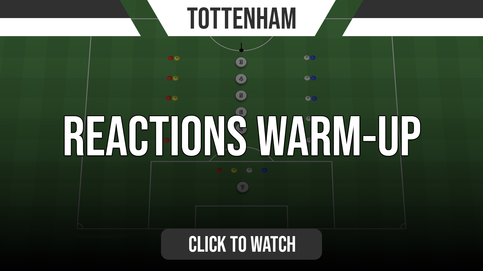 Tottenham Reactions Warm Up