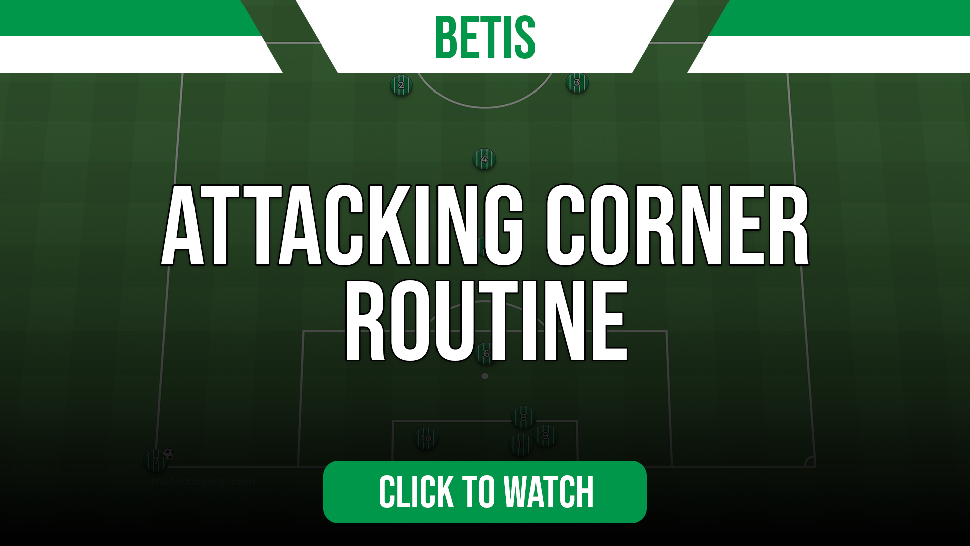 Betis Attacking Corner Routine #2