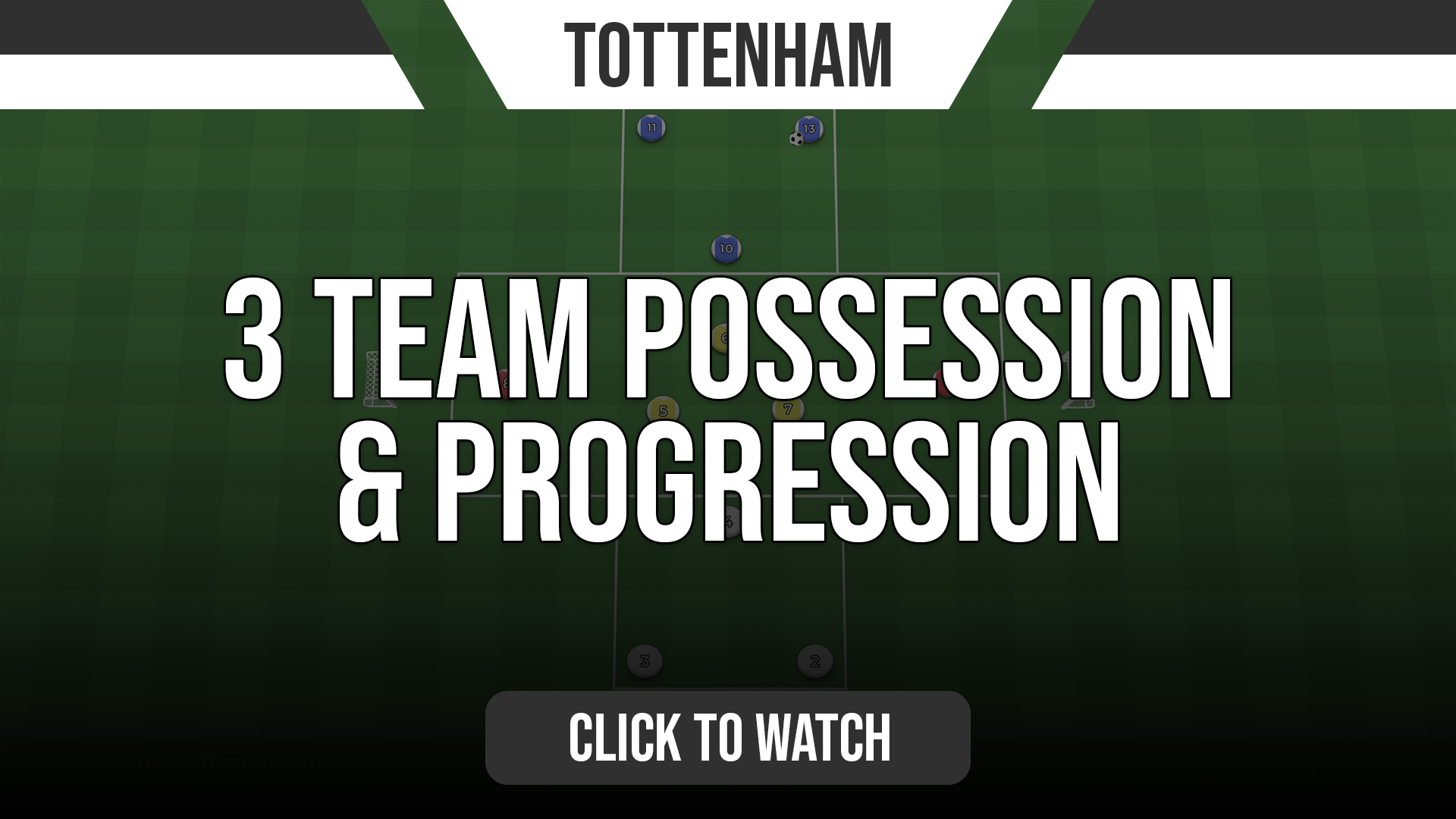 Tottenham 3 Team Possession & Progression