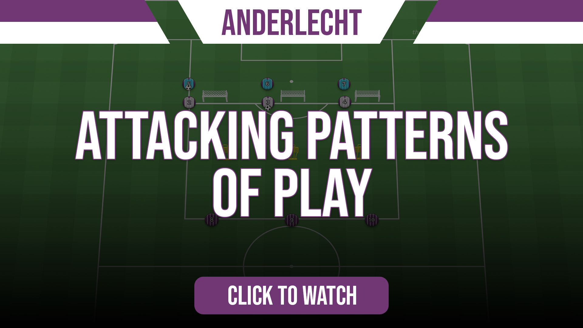 Anderlecht Attacking Patterns of Play