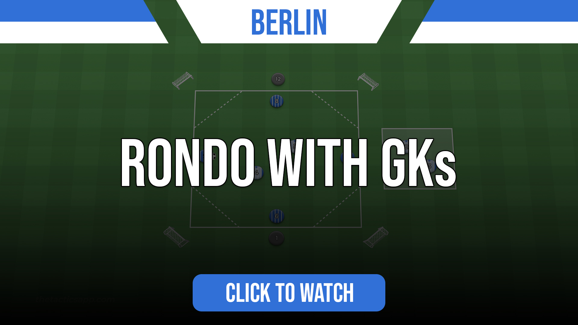 Berlin Rondo with Goalkeepers