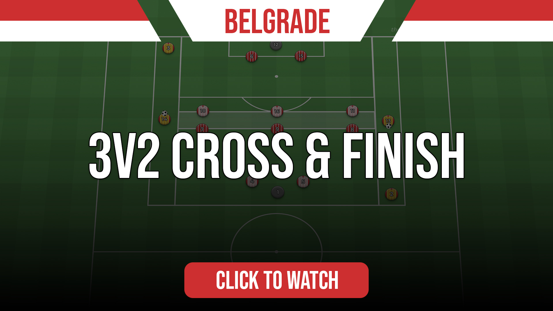 Belgrade 3v2 Cross & Finish