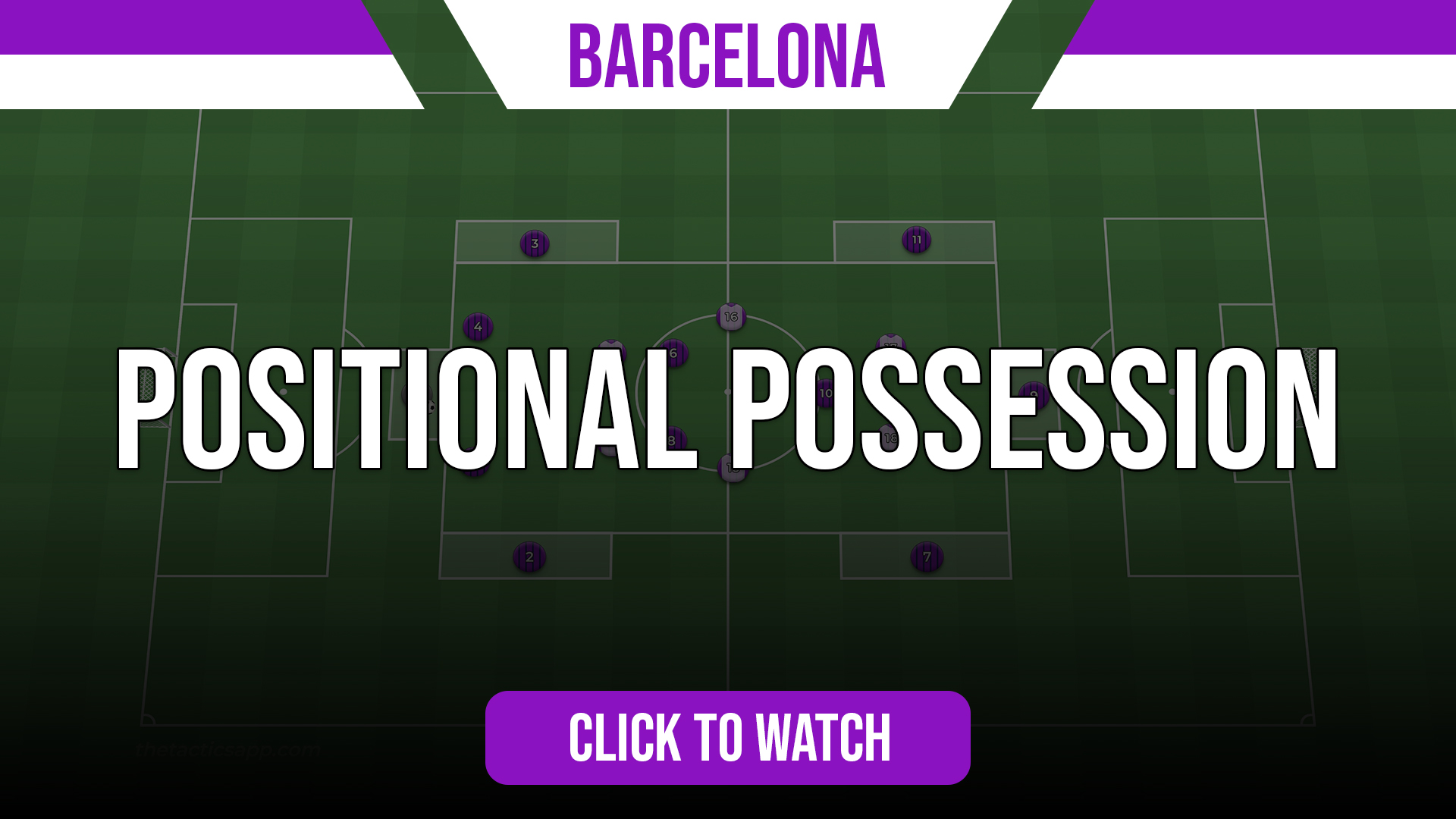 Barcelona Positional Possession