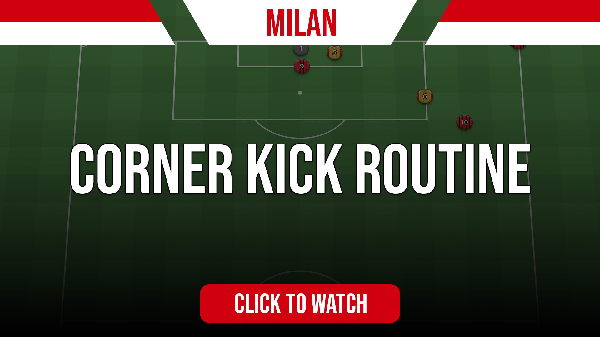 Milan Corner Kick Routine