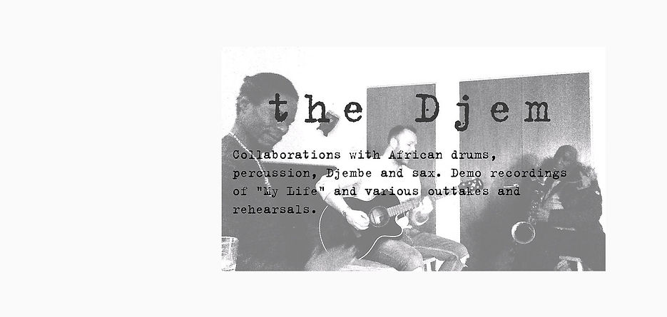 The Djem is a London based collaboration between Dutch artist guUs and African drummers and jazz saxophone