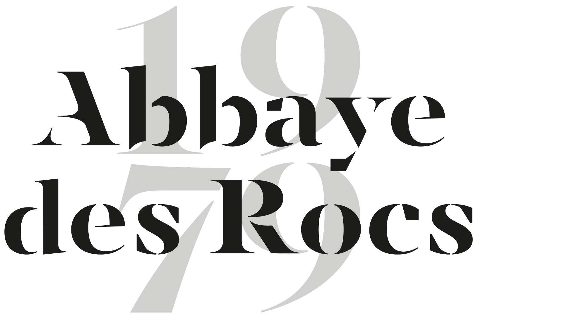 Logo Abbaye des Rocs PNG 