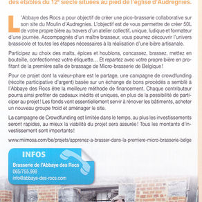 Le Quiévrainois — Rocs Beer Factory, et la brasserie est à vous !