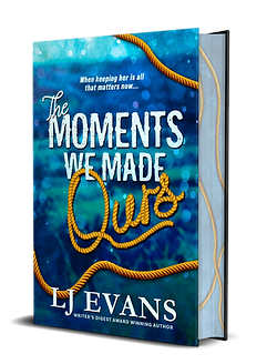 The Moments We Made Ours discreet cover with printed edge
