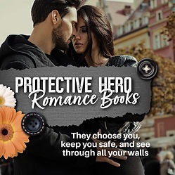 Protective Hero Romance Reader Guide books that keep you up couple on a fall day