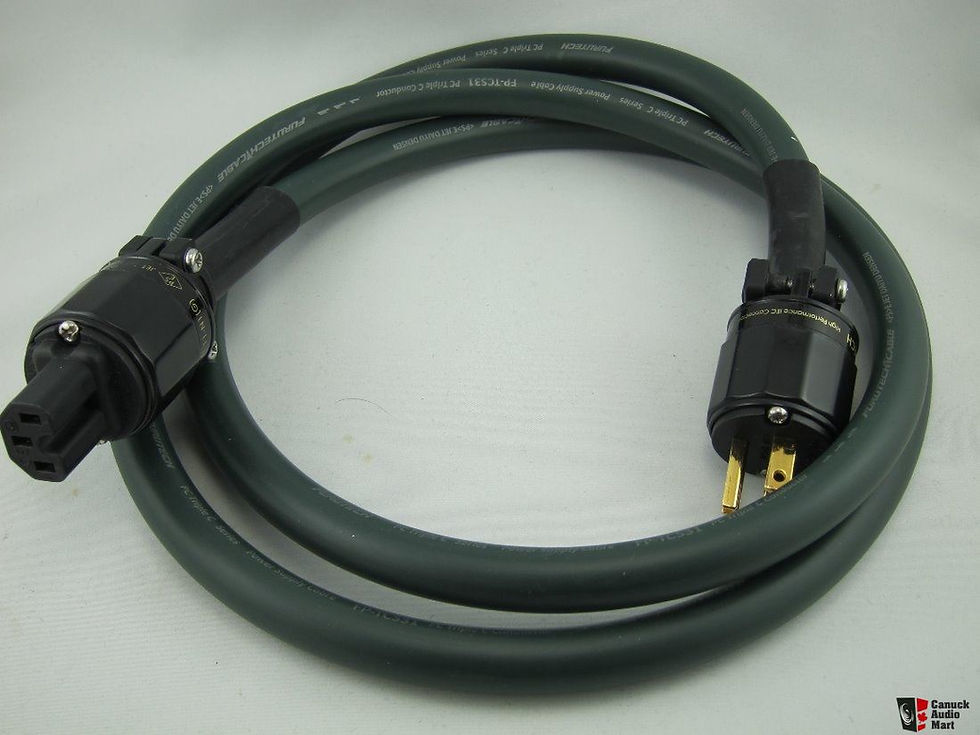 Thumbnail: Furutech TCS 31 Bulk Power Cable 1.5M with FI-11 / FI-28M