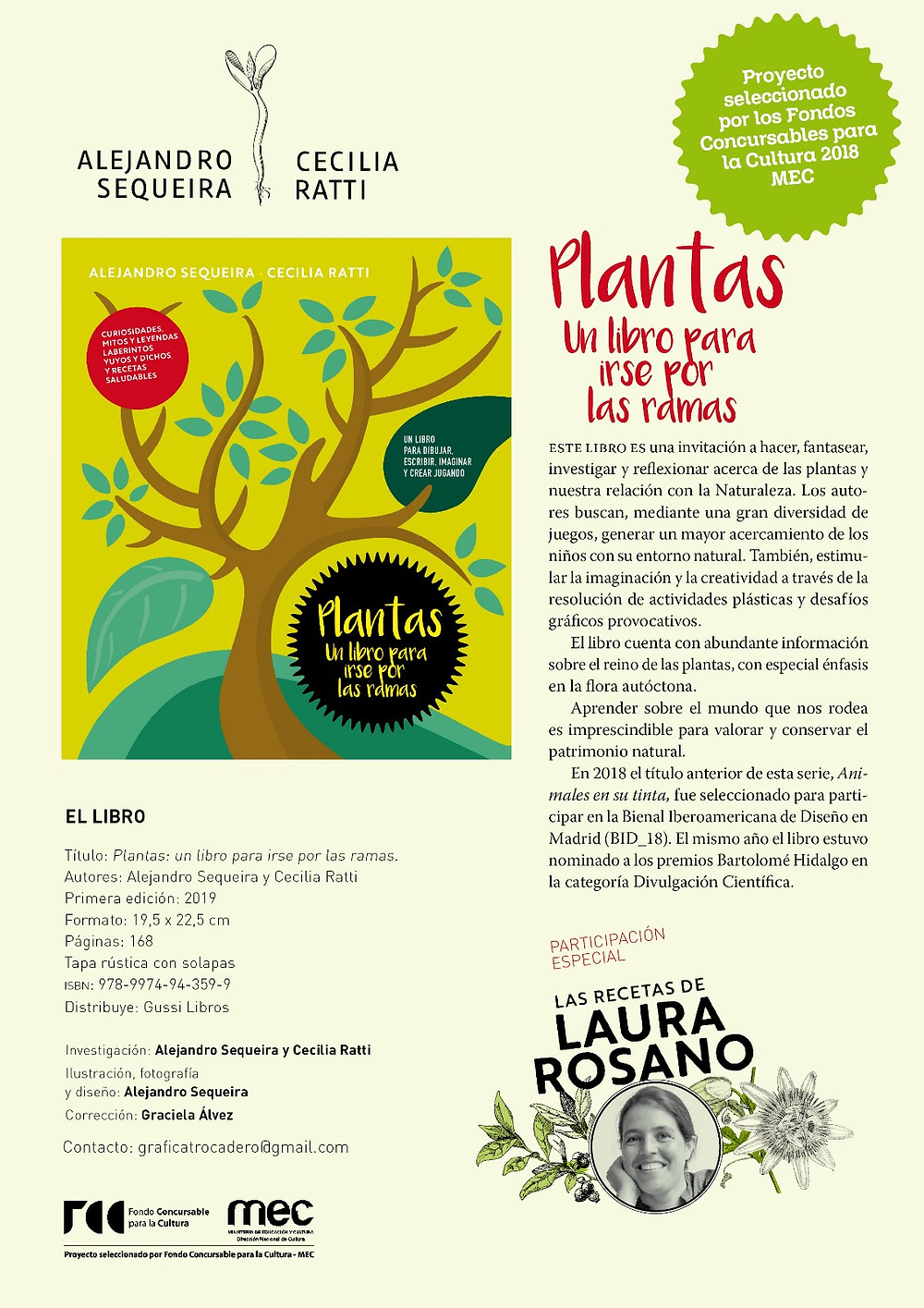 Plantas, un libro de Alejandro Sequeria y Cecilia Ratti