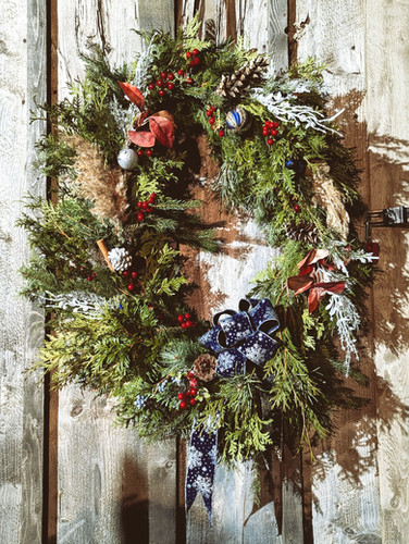 Woodland Green's Winter Wreaths 2024 | The Crystal Cabin
