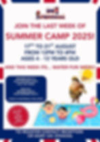 *FINAL WEEK* BC JUNIORS - Summer Camp 
