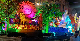 इंदौर की गौरवशाली परम्परा के अनुरूप रातभर   निकला नयनाभिराम झांकियाँ और अखाड़ों का कारवां