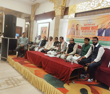 प्रभारी मंत्री गौतम टेटवाल ने केंद्रीय बजट को लेकर पत्रकार वार्ता को किया संबोधित 