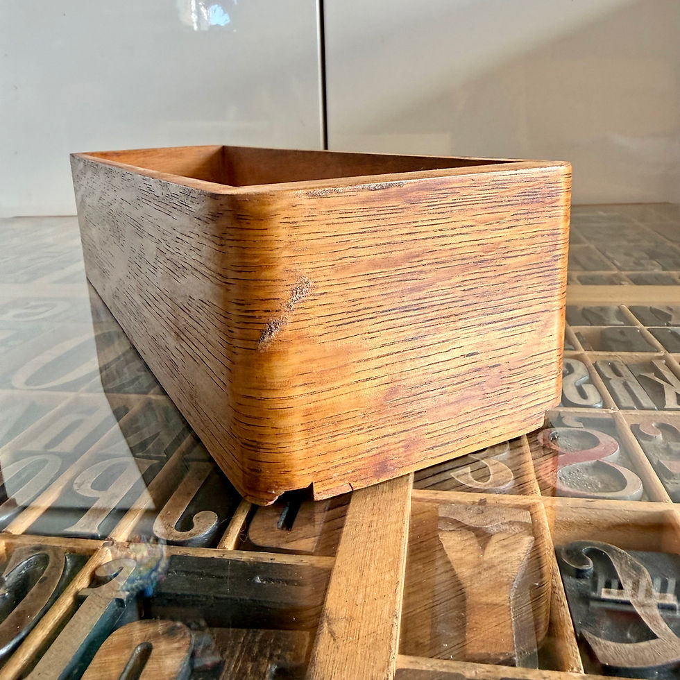 Thumbnail: Vintage oak sewing machine table treadle, drawer
