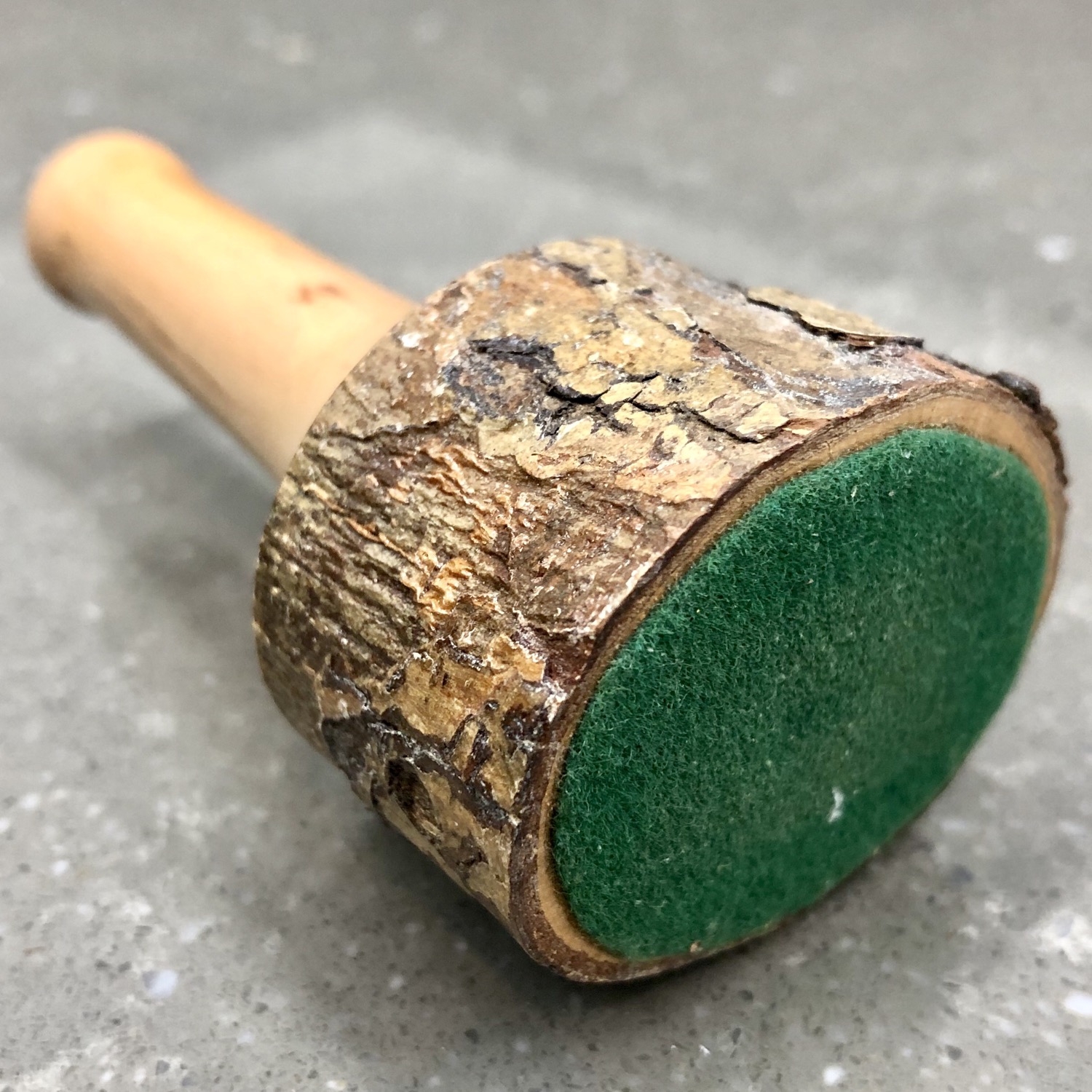 Thumbnail: MINIATURE HANDMADE WOODEN VASE