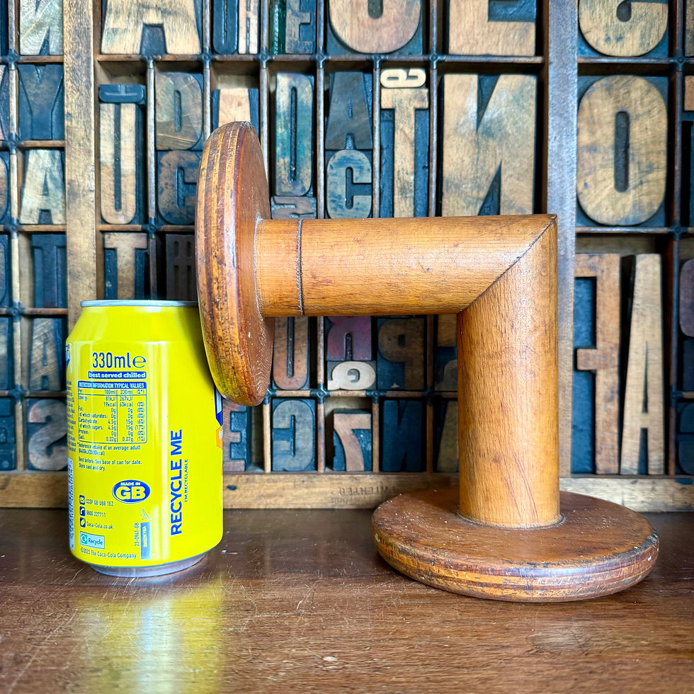 Thumbnail: Pair of large vintage handmade shelf brackets 