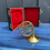 Thumbnail: Vintage 2 3/4” miniature brass French Horn