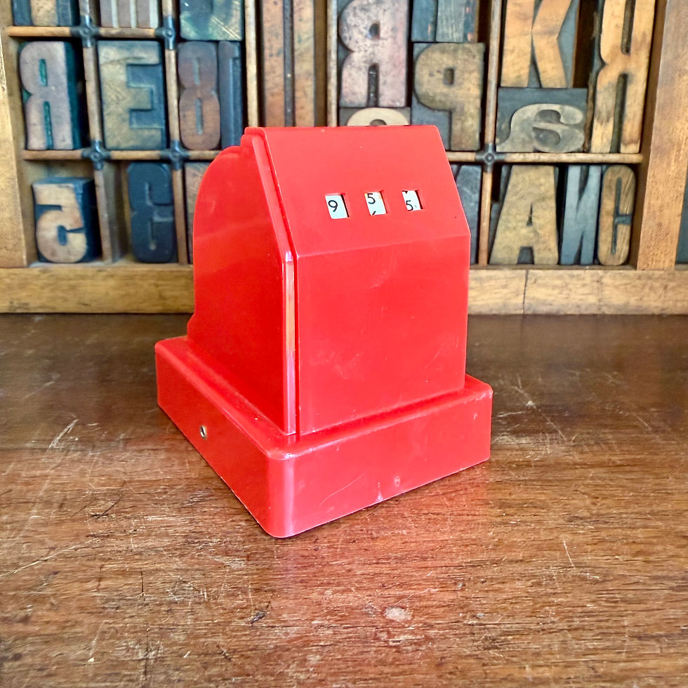 Thumbnail: Vintage Geobra shop till, cash register, 1940s