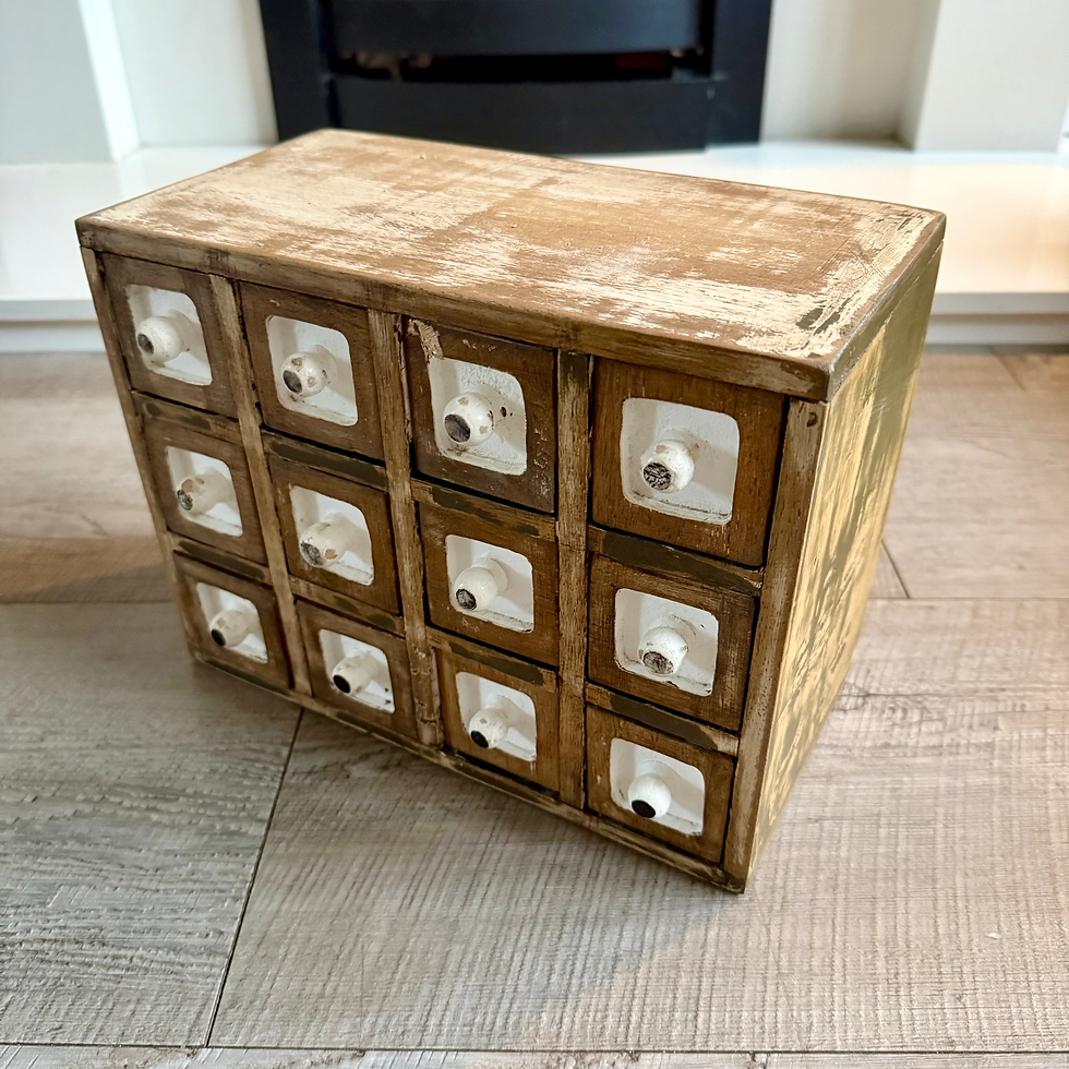 Thumbnail: Vintage chest of 12 drawers