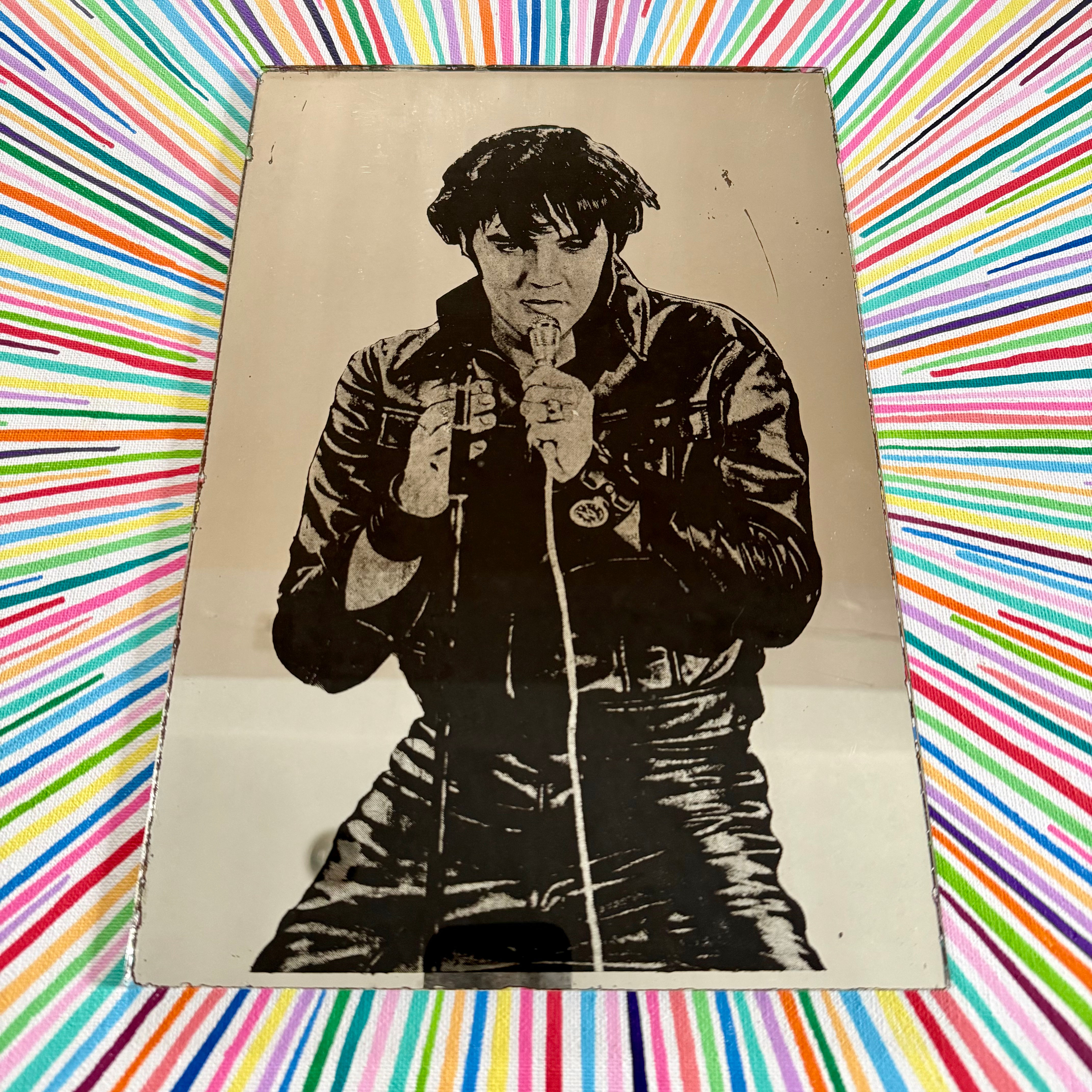 Vintage Elvis Presley 1968 Comeback mirror