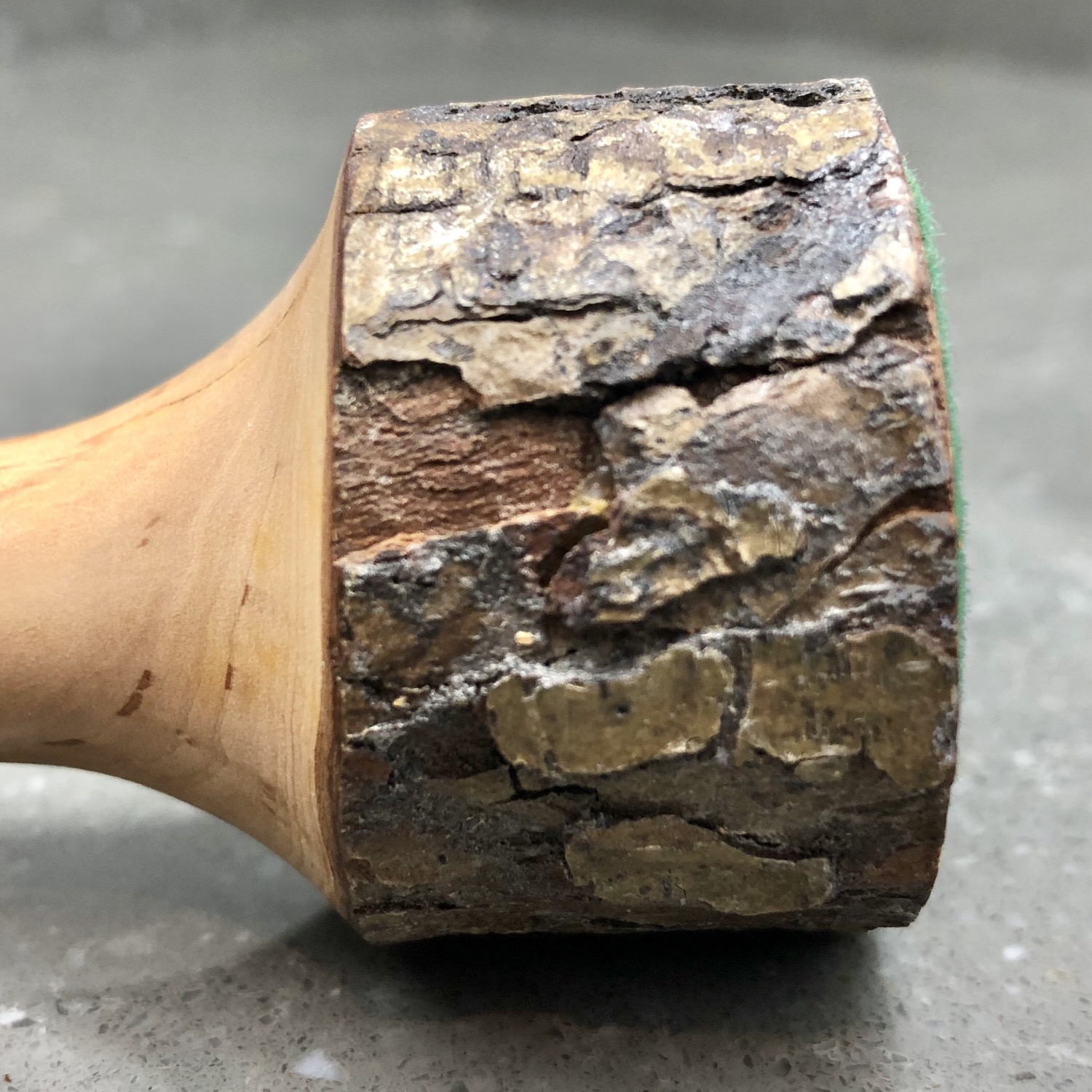 Thumbnail: MINIATURE HANDMADE WOODEN VASE