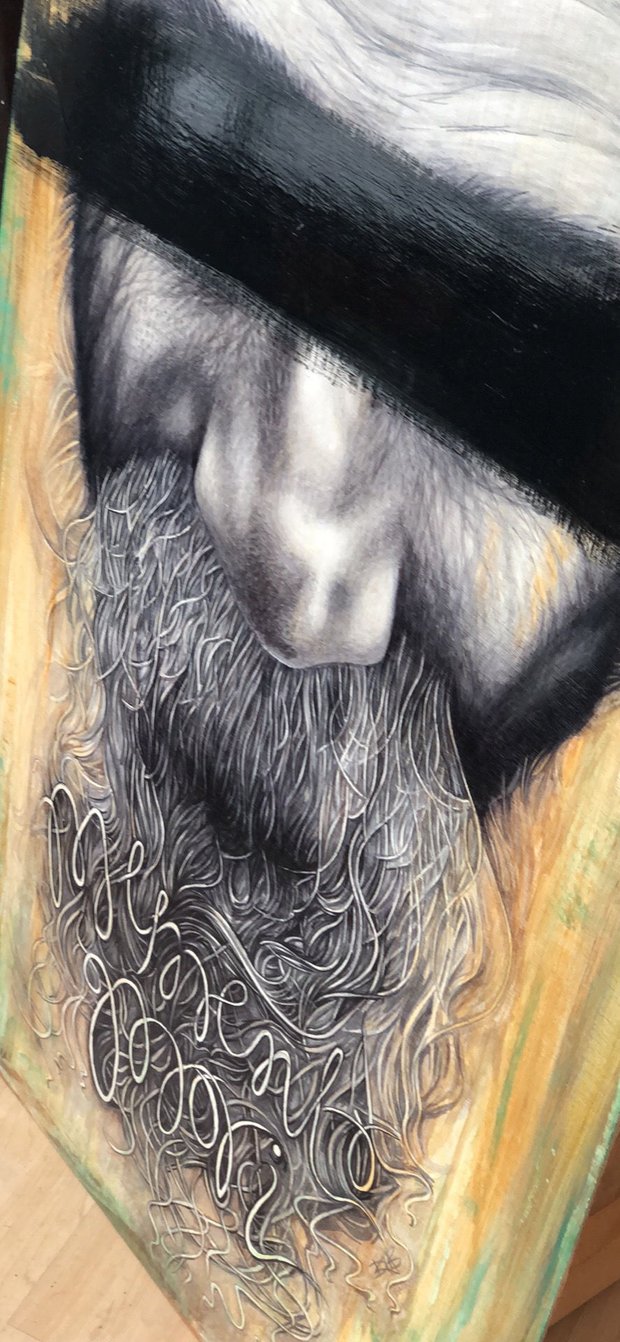 Thumbnail: ORIGINAL MARKER PEN & ACRYLIC ON PLYWOOD