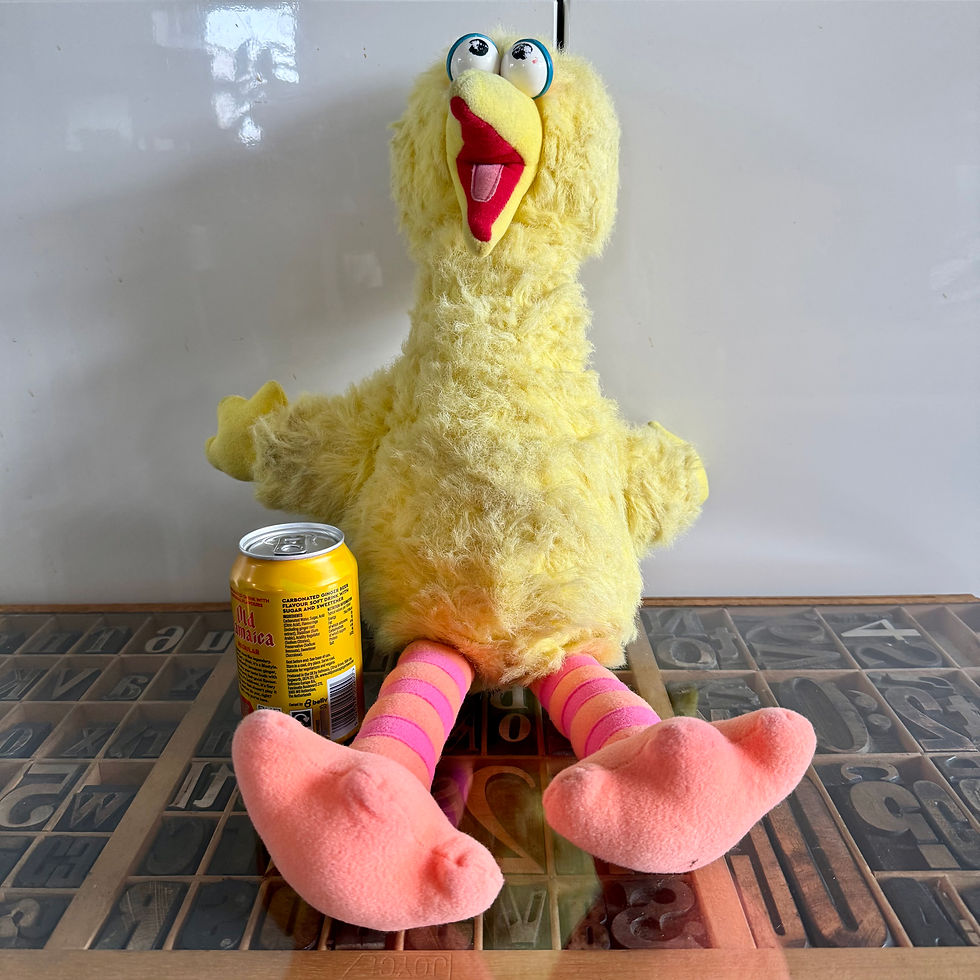 Thumbnail: Vintage 21” talking Big Bird Sesame Street 