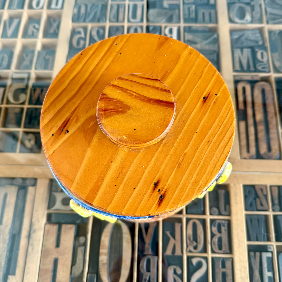 Thumbnail: Unusual small round spice cabinet with 12 triangle drawers